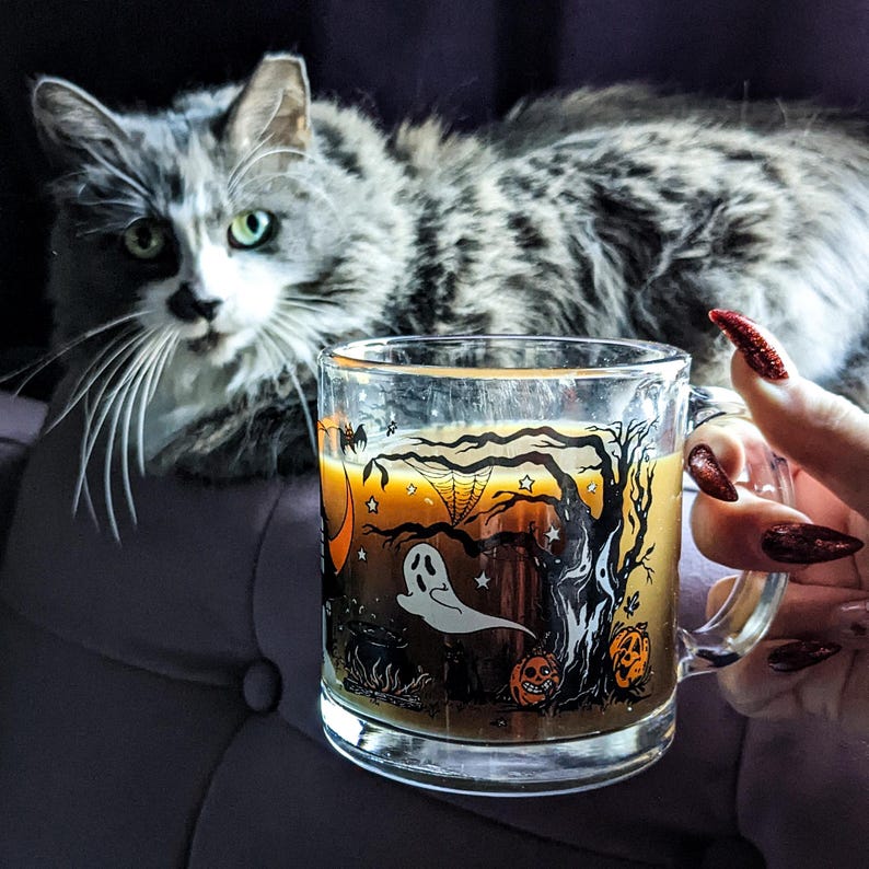 Halloween at the Witches' Forest Vintage Inspired Mug