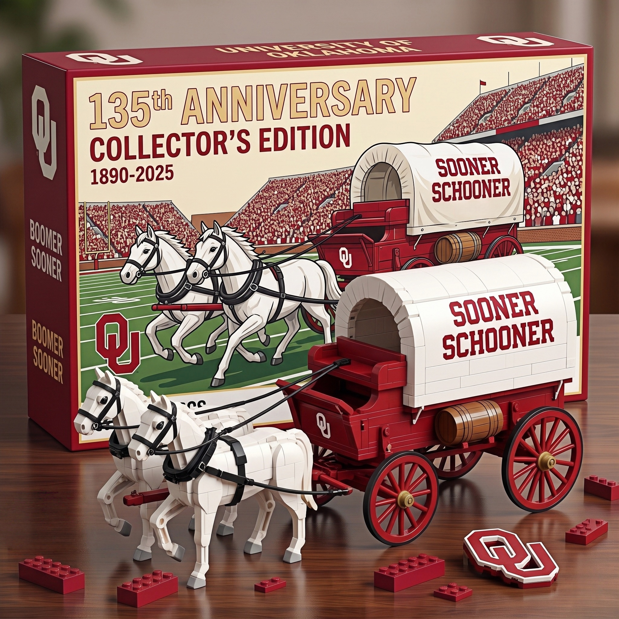 OU Sooners 135th Anniversary Collector Brick Edition