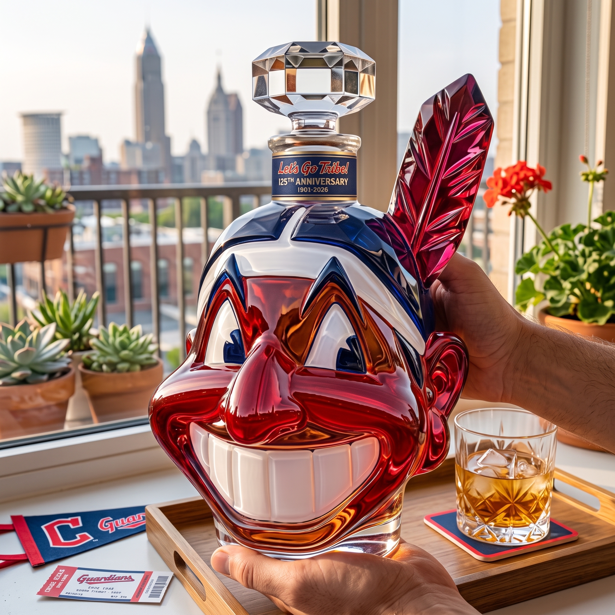 125th Anniversary commemorative bottle detail