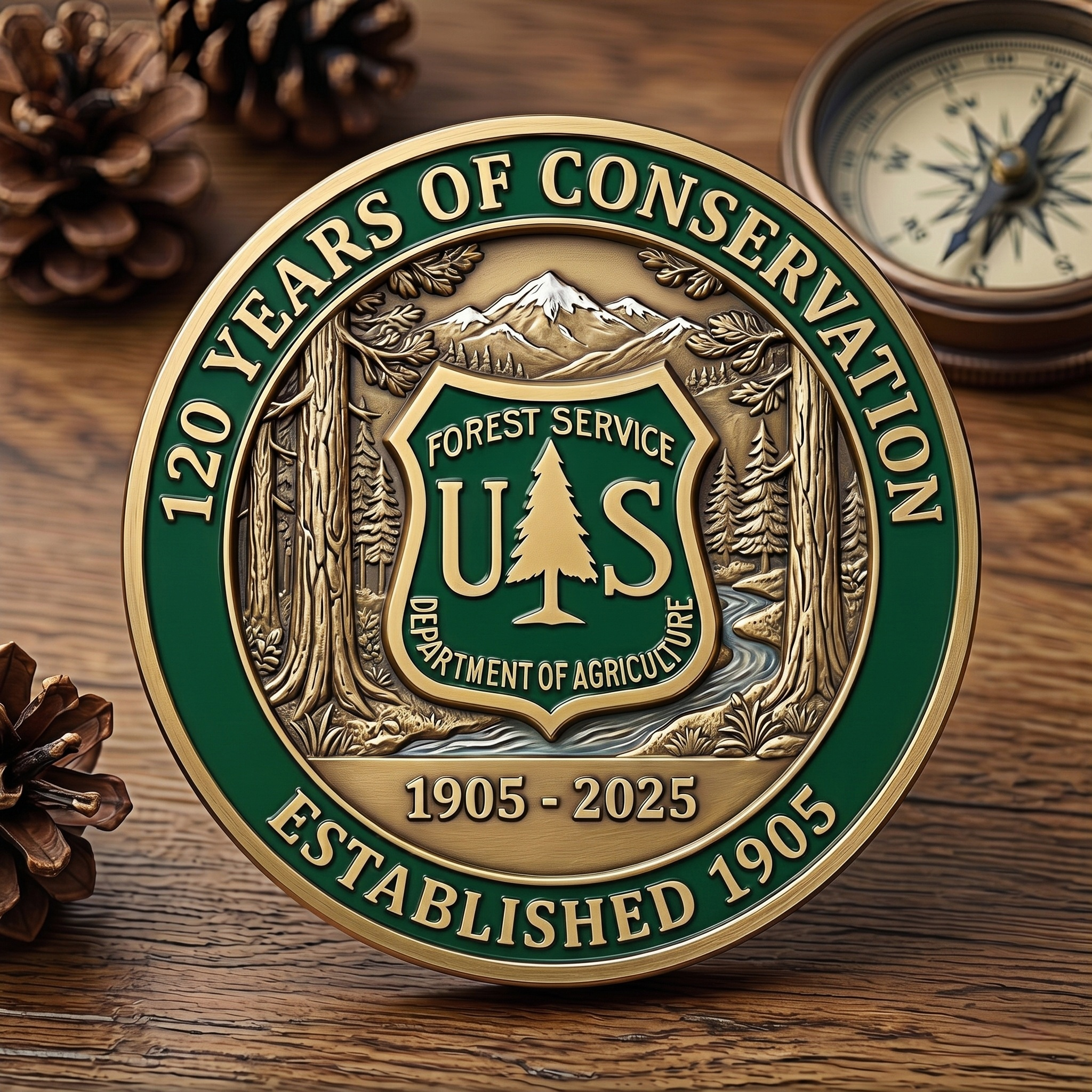 USFS 120th Anniversary Commemorative Coin (1905-2025)