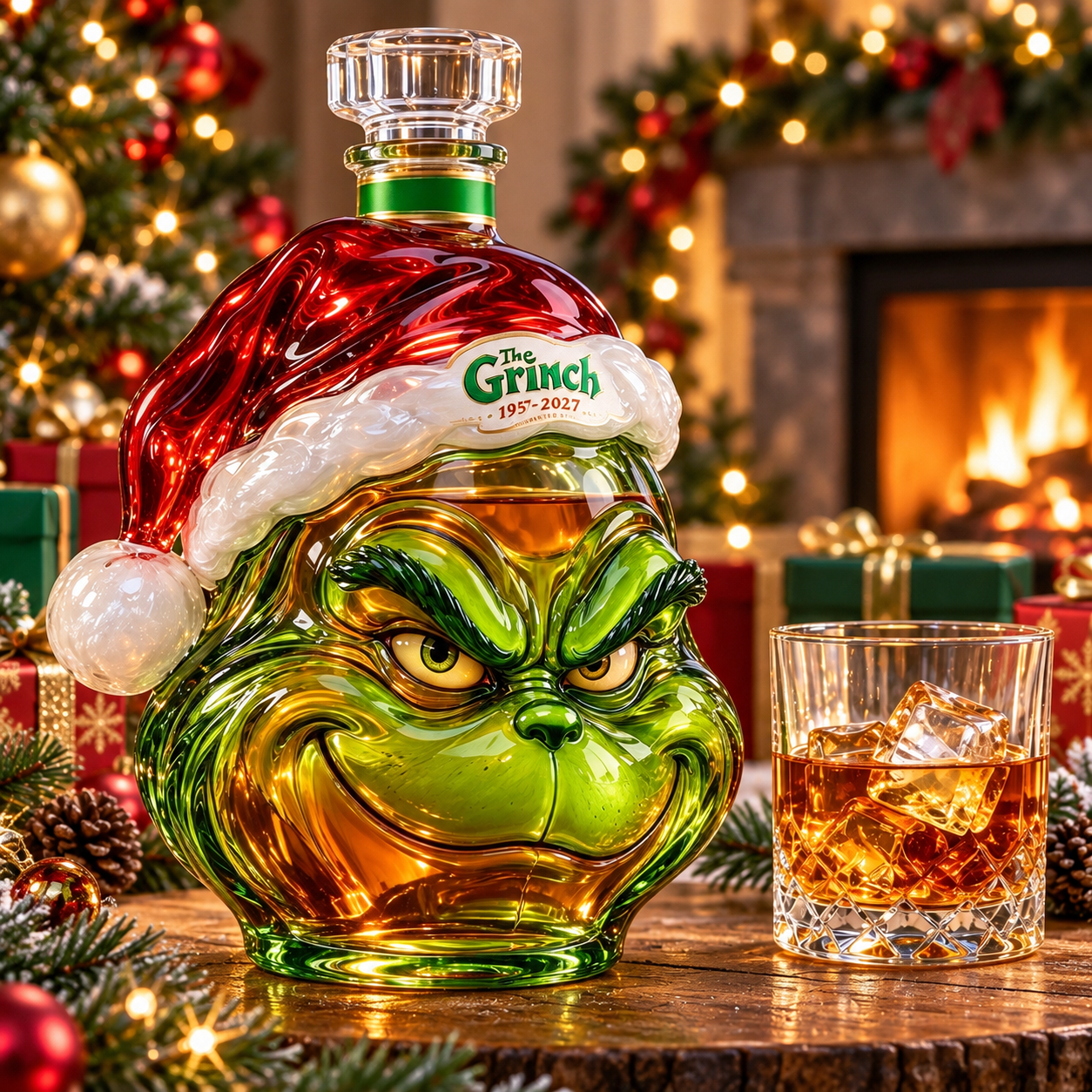 Christmas Mischief 70th Anniversary Whiskey Bottle (1957–2027)