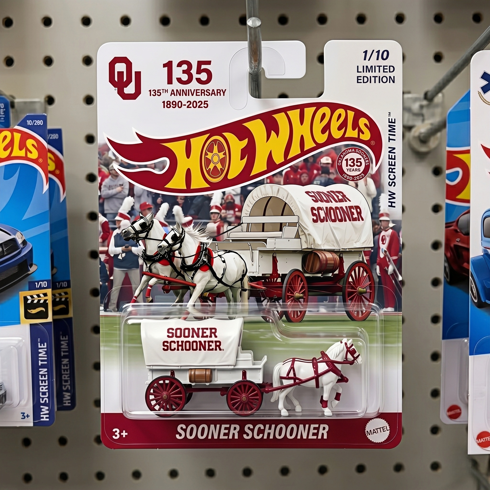 Hot Wheels: OU Sooners 135th Anniversary Sooner Schooner Model
