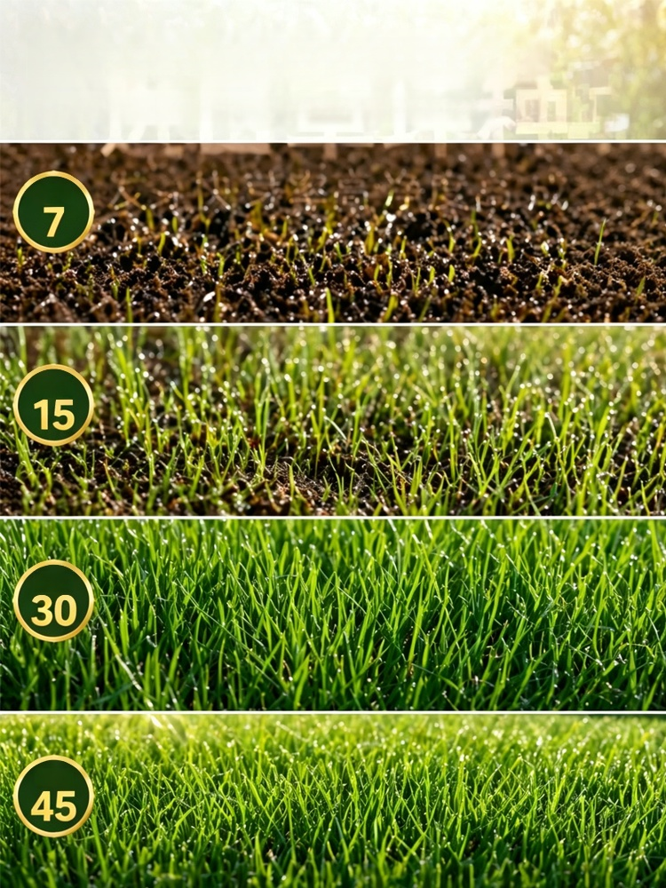 [99% Germination Rate in 7 Days] Multi-Variety Grass Seeds, No need to hire gardeners. Just scatter, water, and you're done.