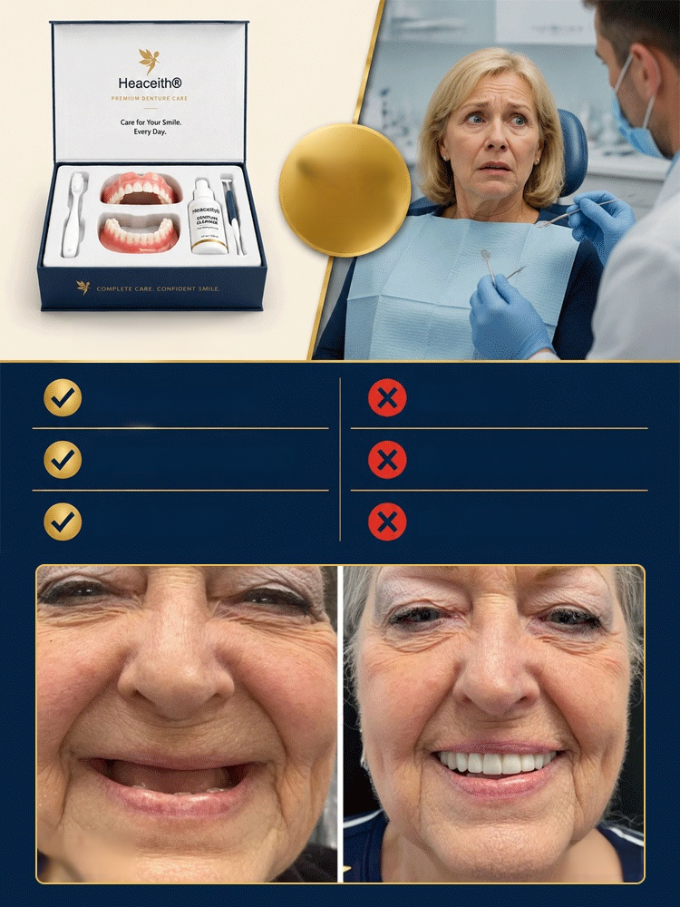 Ultra-realistic artificial teeth with the same shape and color as natural teeth, perfectly adapting to the gums without pain or uncomfortable pressure.