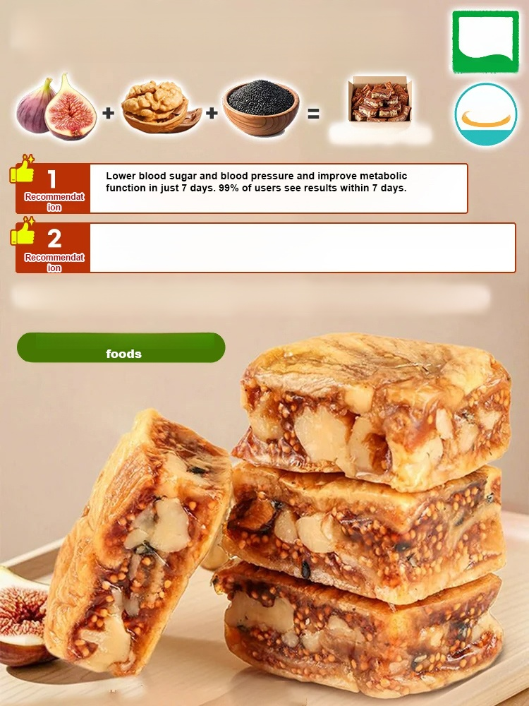 Top-Selling Fig Walnut Cake: 0 Additives, Improve Metabolism in 7 Days for a Leaner Body, 98% of users see a reduction in both blood sugar and blood pressure!