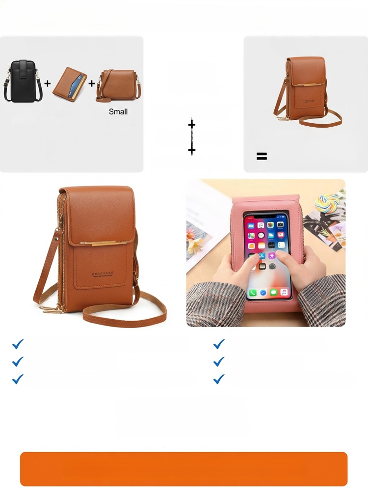 🎒 One bag does the work of three! Replace your phone pouch + cardholder + small crossbody bag – saving you money, space, and hassle! 📱