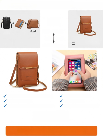 🎒 One bag does the work of three! Replace your phone pouch + cardholder + small crossbody bag – saving you money, space, and hassle! 📱