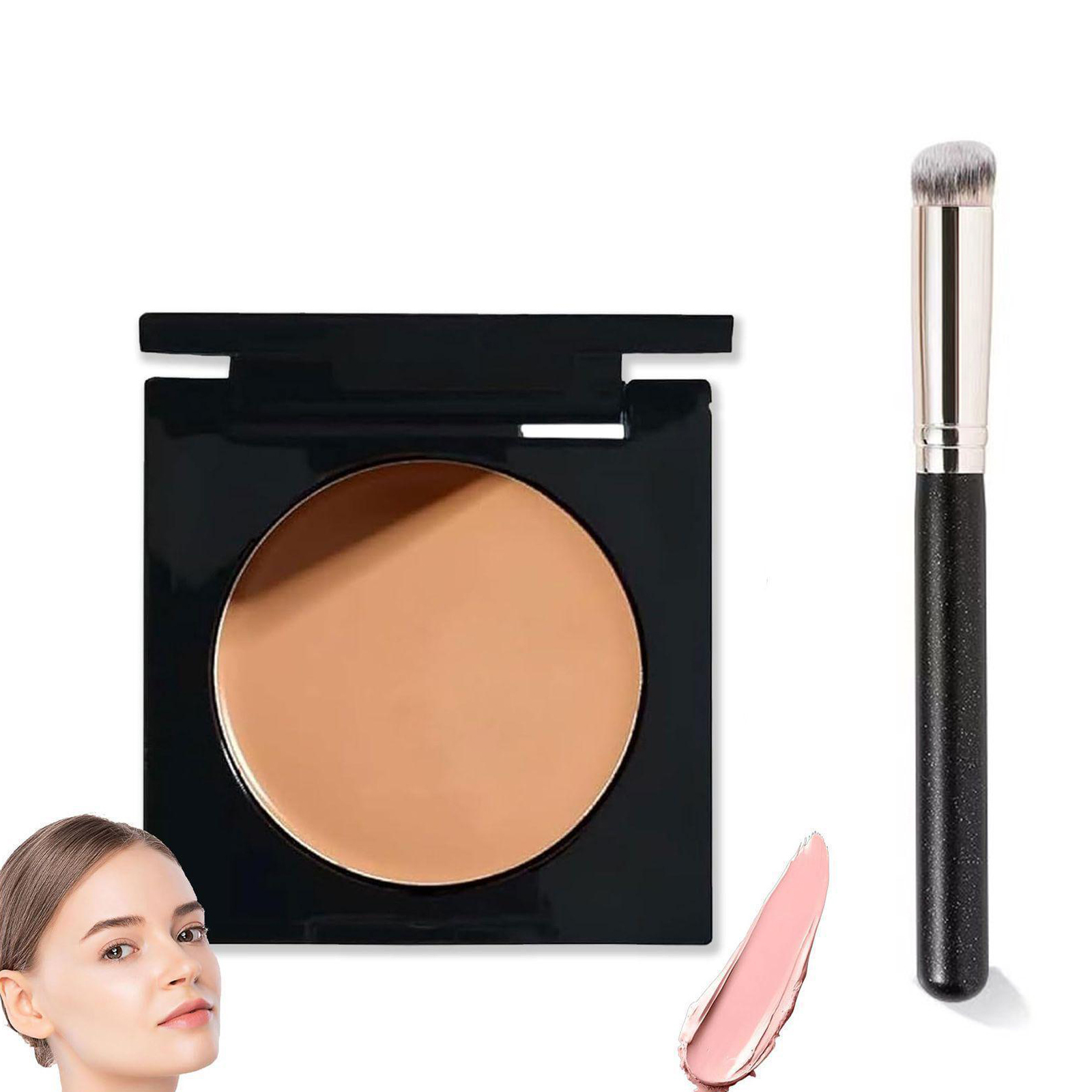 Eye Brightening and Concealing Serum, Watch dark circles vanish in 1 second! Free makeup brush today. Click to get your secret glow!