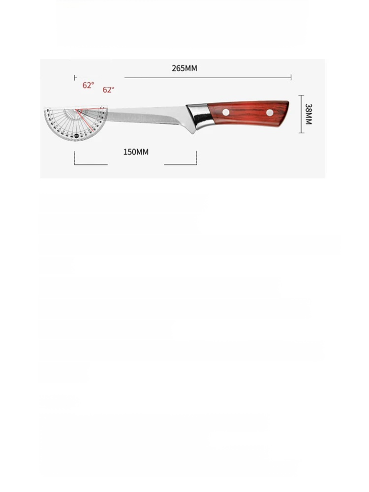 High-hardness, sharp forged boning knife