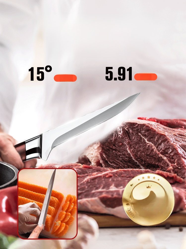 High-hardness, sharp forged boning knife