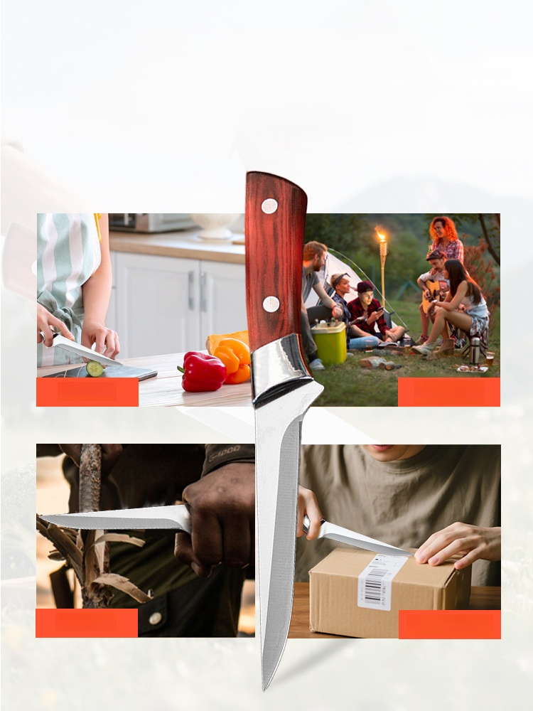 High-hardness, sharp forged boning knife