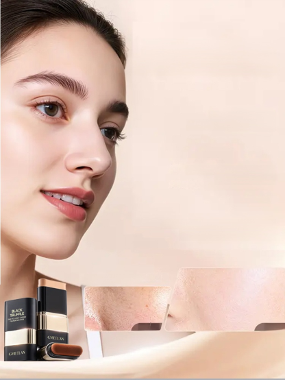 Quick and easy makeup techniques to give you a perfect look all day long.  💄✨ High Coverage Foundation Stick | It's so convenient to use, I'm absolutely in love with it!