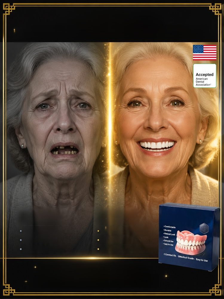 ADA-certified complete dentures (USA) 360-degree coverage, perfectly fitted to your mouth.