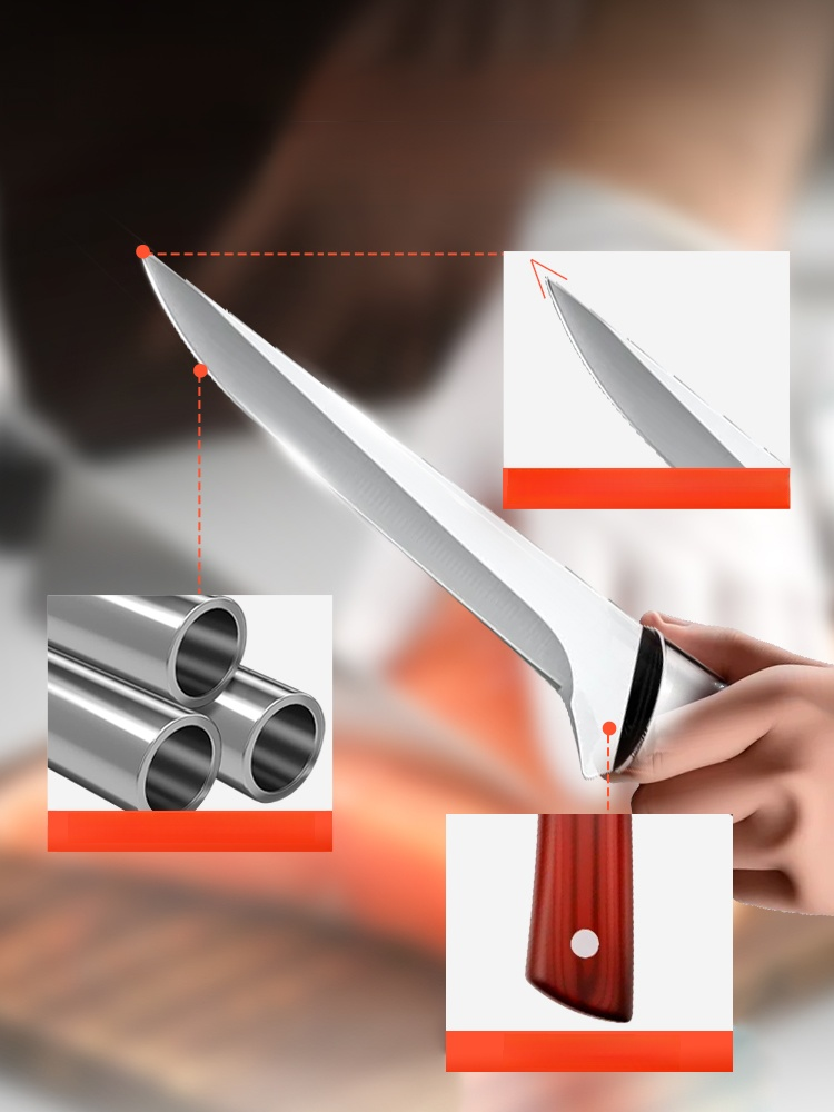High-hardness, sharp forged boning knife