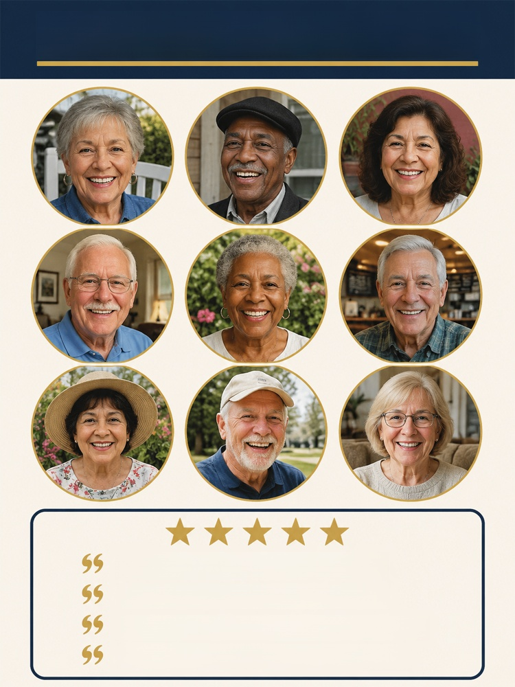 Ultra-realistic artificial teeth with the same shape and color as natural teeth, perfectly adapting to the gums without pain or uncomfortable pressure.