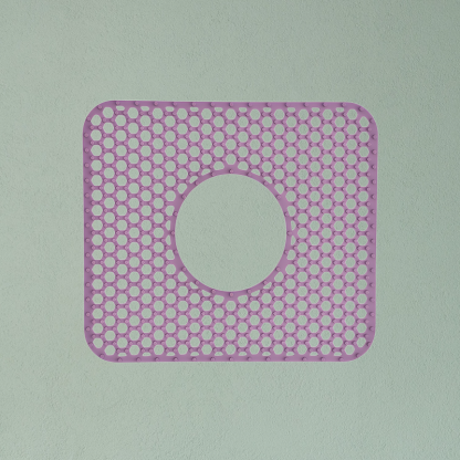 Kitchen hollow sink mat