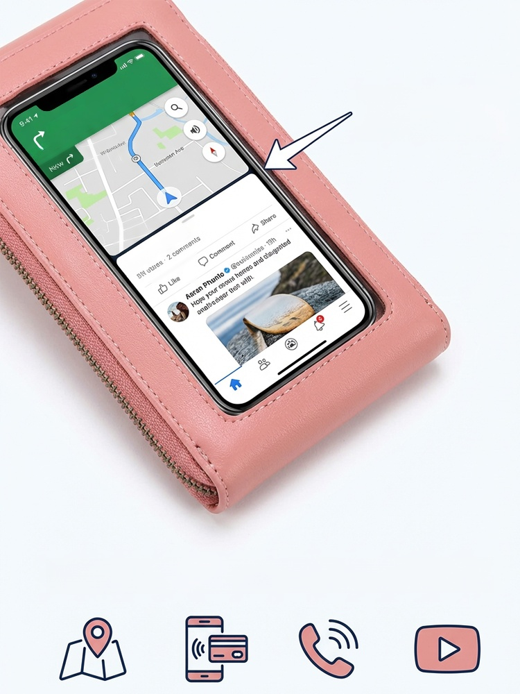 🎒 One bag does the work of three! Replace your phone pouch + cardholder + small crossbody bag – saving you money, space, and hassle! 📱