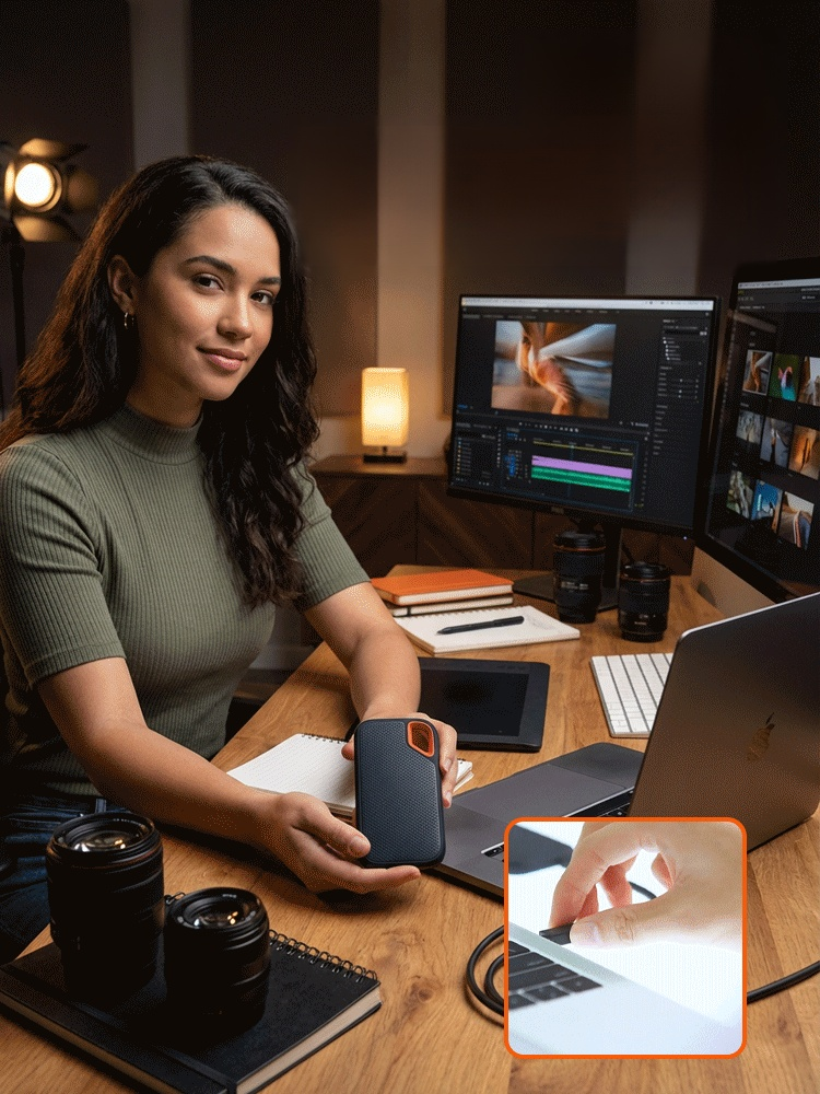 High-speed solid-state portable hard drive, Say goodbye to storage anxiety. 1TB to 64TB available, fast and stable.