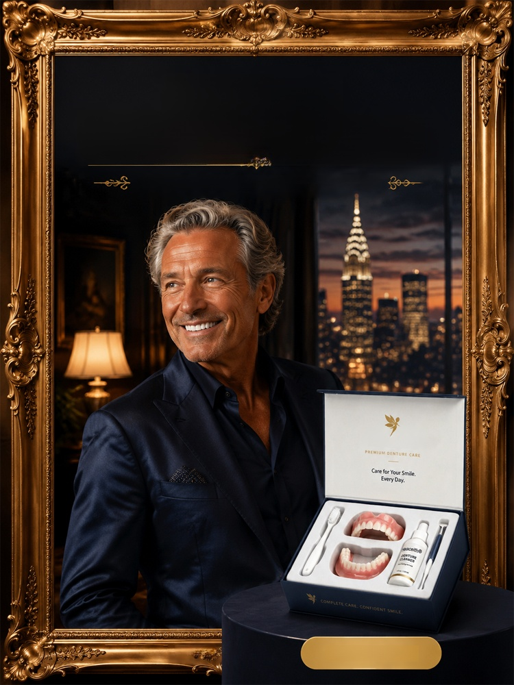 Ultra-realistic artificial teeth with the same shape and color as natural teeth, perfectly adapting to the gums without pain or uncomfortable pressure.