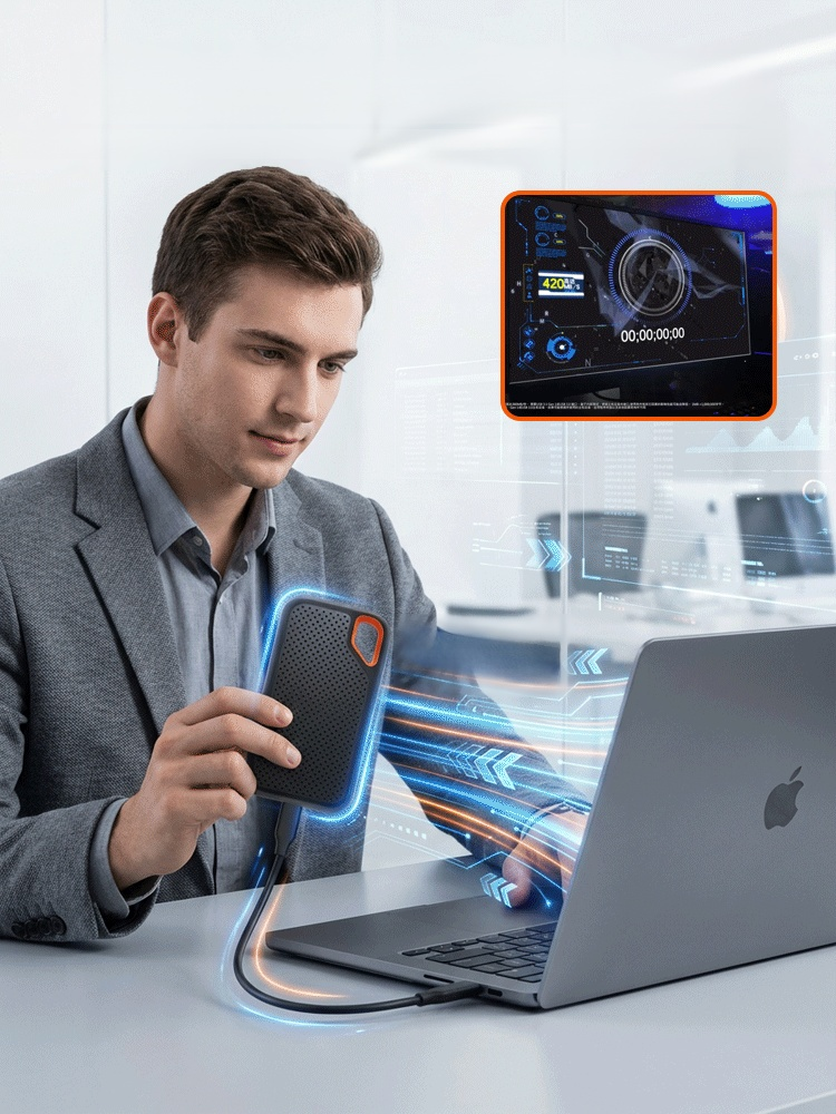 High-speed solid-state portable hard drive, Say goodbye to storage anxiety. 1TB to 64TB available, fast and stable.