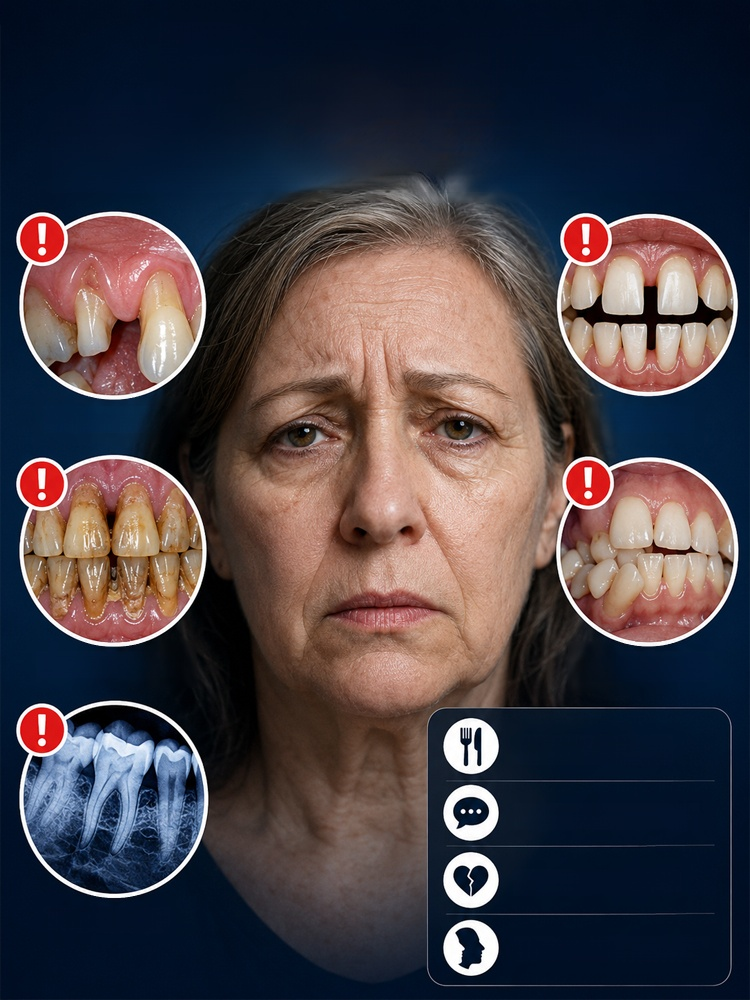 ADA-certified complete dentures (USA) 360-degree coverage, perfectly fitted to your mouth.