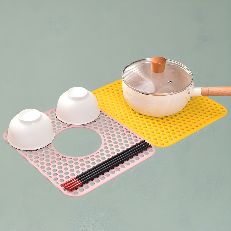 Kitchen hollow sink mat
