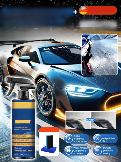 1 minute – car like new! 10 years of protection + 2nd spray free. 50% discount today – only available for a limited time!