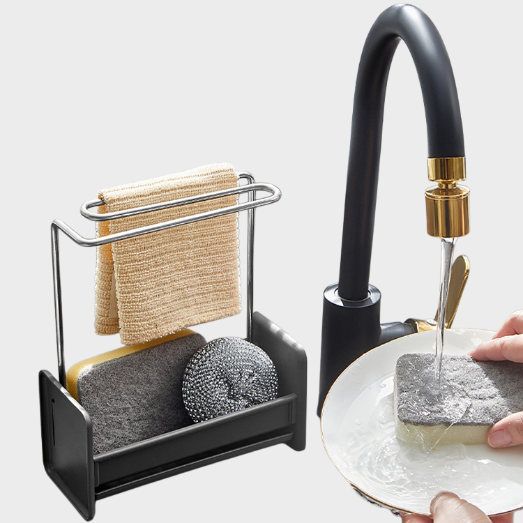 Household dishcloth rack countertop wall mounted kitchen supplies rack