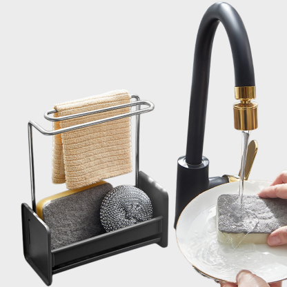 Household dishcloth rack countertop wall mounted kitchen supplies rack