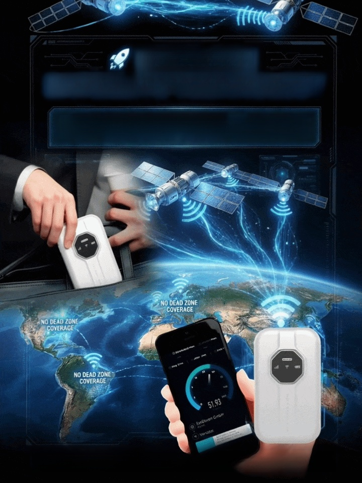  Free Internet in Your Pocket — Direct Satellite Connection with Zero Dead Zones!