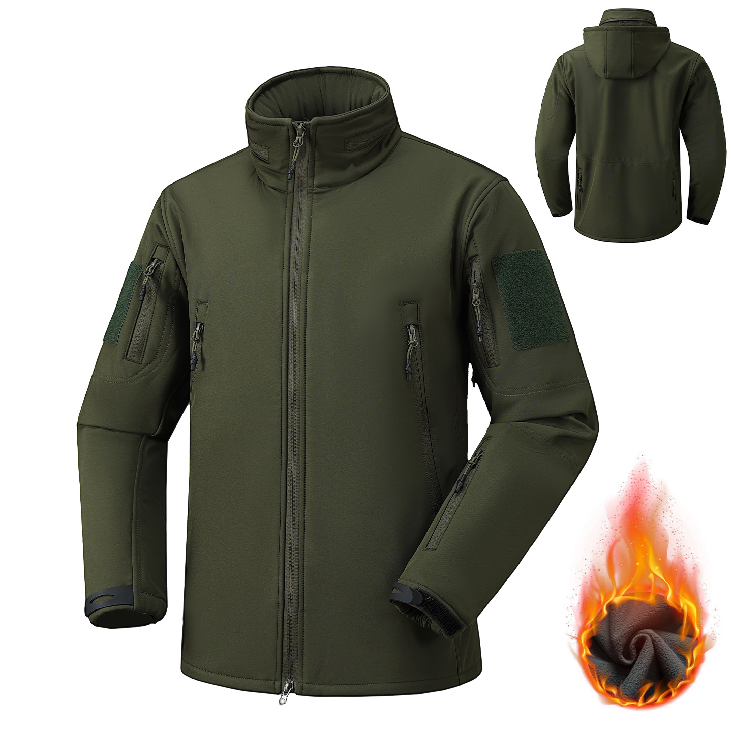 🧥🔥 Military-Grade Tactical Softshell Jacket — Ultimate Windproof, Waterproof Protection & 8-Pocket Versatility!