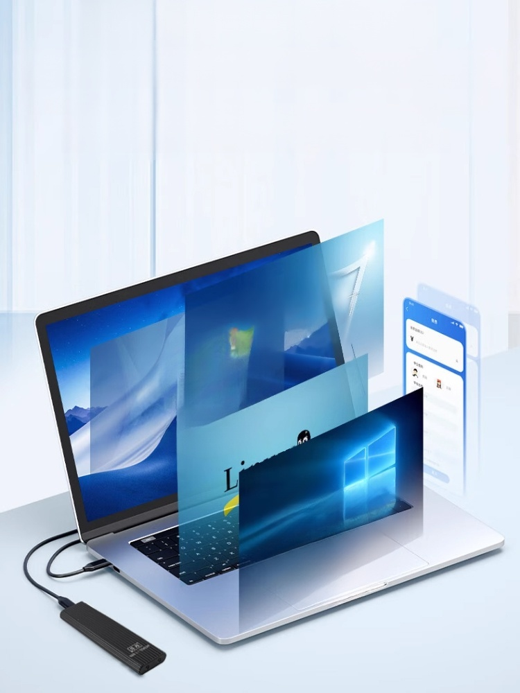 16TB Giant Capacity: Store up to 4,000 RAW photos (25MB each), 200 hours of 4K video, or 10,000 design files (PSD/AI) – no need for multiple devices.