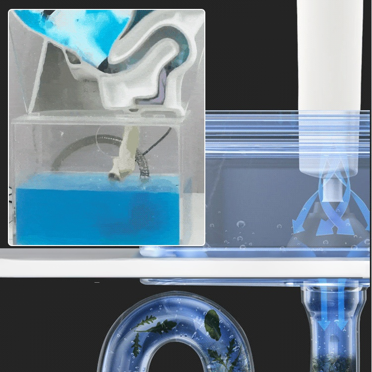 Toilet clogged? ❓  👉 With this unclogging tool, clear it effortlessly  ✅ Just insert it, press a few times, and it's done 🔥 Simple to use, no need to spend money on plumbers