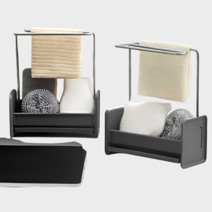 Household dishcloth rack countertop wall mounted kitchen supplies rack