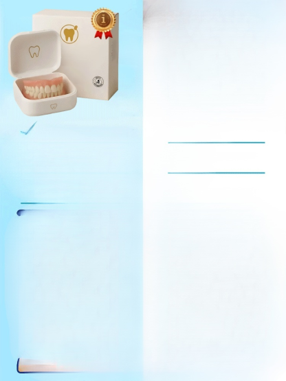 Light up your smile! Proper custom dentures for total confidence. Natural look & fit. 