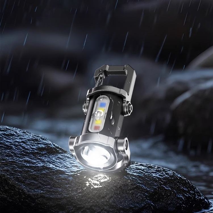 🔦 Small but extremely powerful! Power bank + high-powered flashlight + strobe alarm Our 3-in-1 pocket multi-function flashlight is the ideal companion for every adventure and emergency.