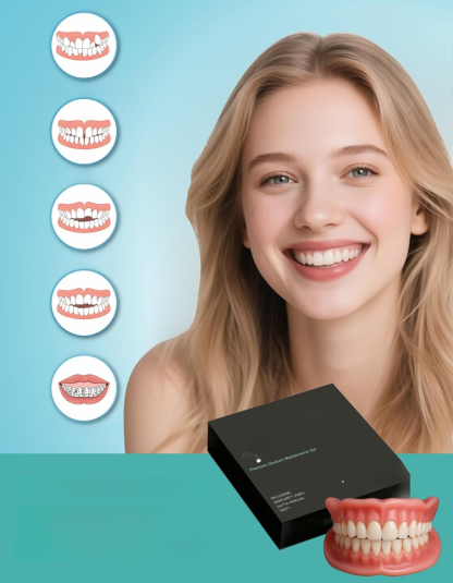 【80%OFF】Fits your mouth in one second, making it easy to chew all kinds of food💗Just like your own teeth! Whiten your teeth! Natural, comfortable and removable