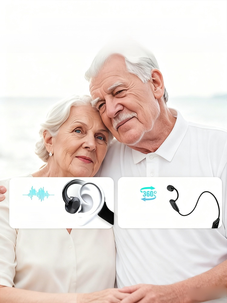 Intelligent AI audio transmission black technology hearing aid headphones【Hear Every Beautiful Moment】