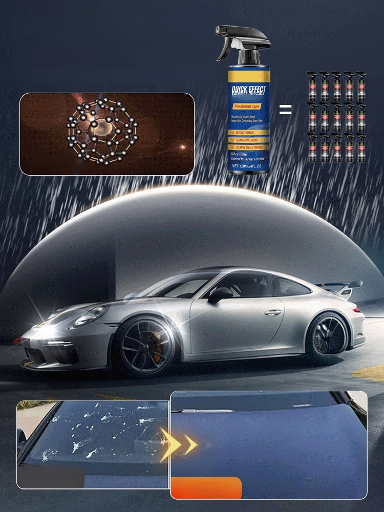 1 minute – car like new! 10 years of protection + 2nd spray free. 50% discount today – only available for a limited time!