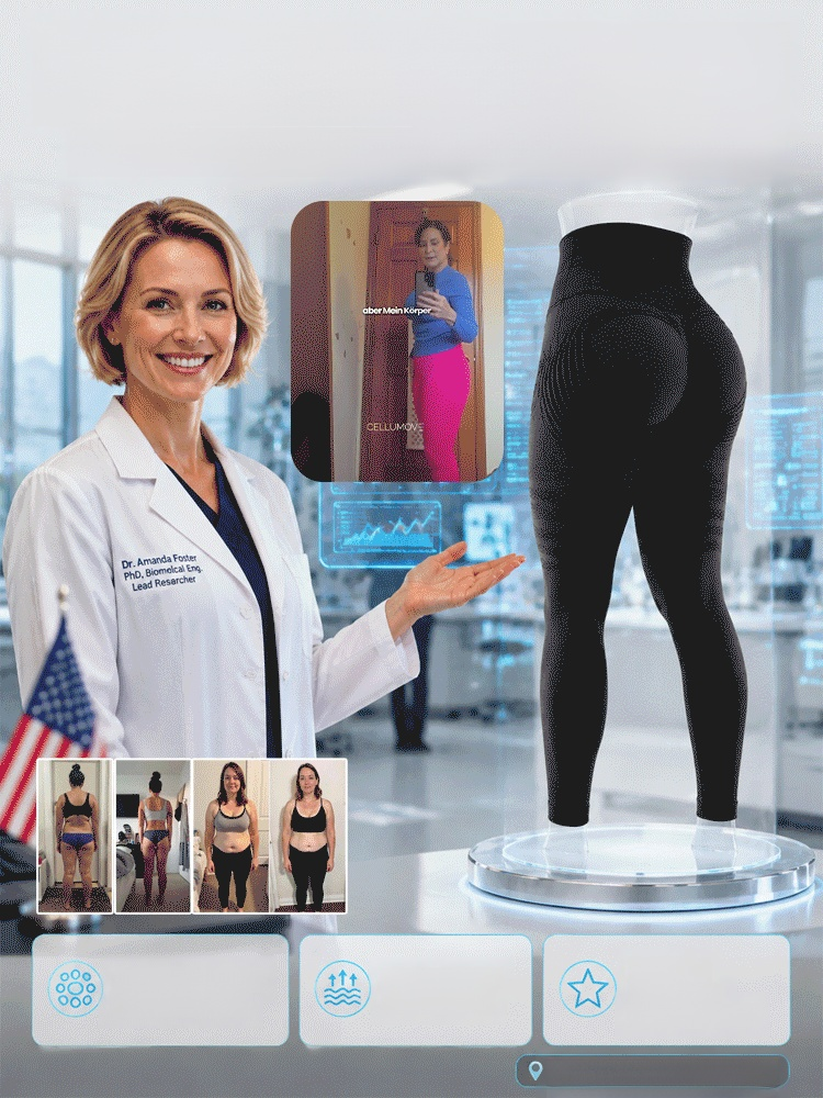 Slim Fit Tech 3D Shapewear Leggings | Say Goodbye to Bulky Layers, Visually trim 2-4 inches in 5 seconds!