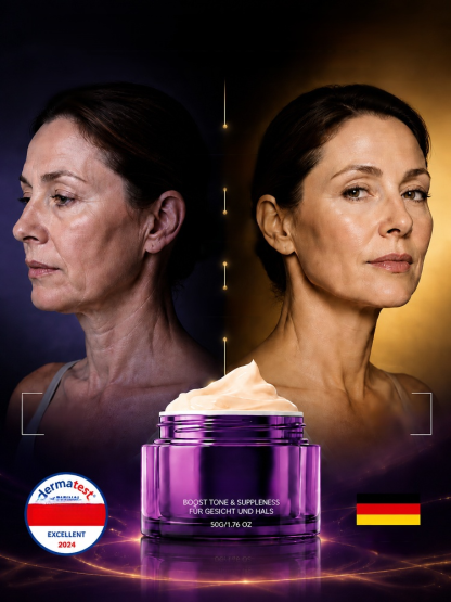 German Advanced 3D Firming & Lifting Cream, 28 Days to a Defined Jawline, -44.3% Reduction in Wrinkle Depth