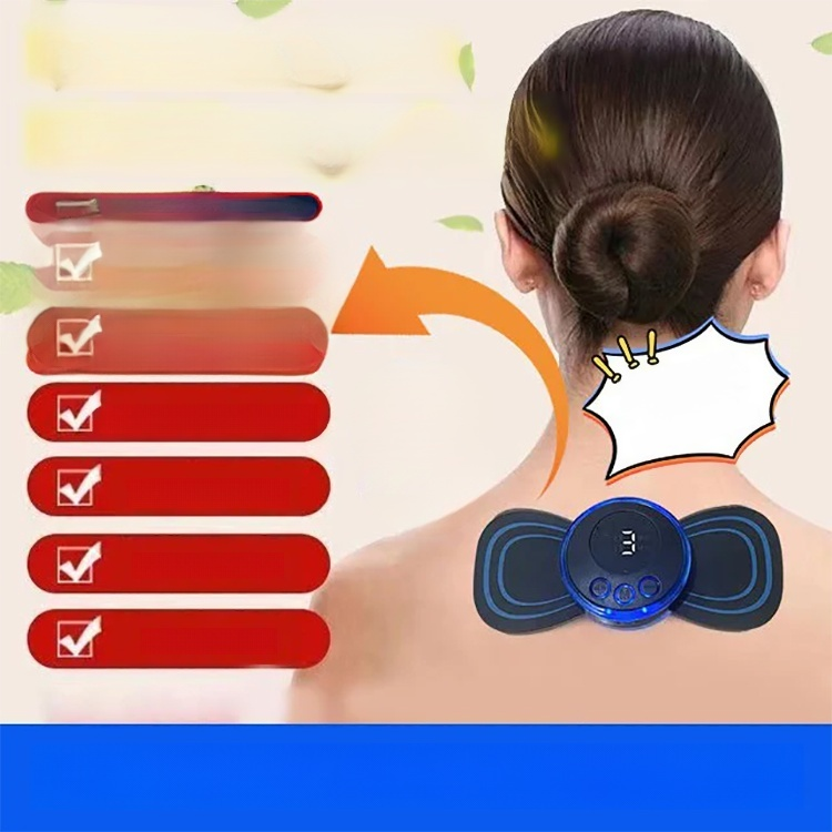With this [EMS Smart Massage Pad], you can get full-body care for less than 2 cents per session! 😲✨Stimulates deep muscles and reduces fatigue.
