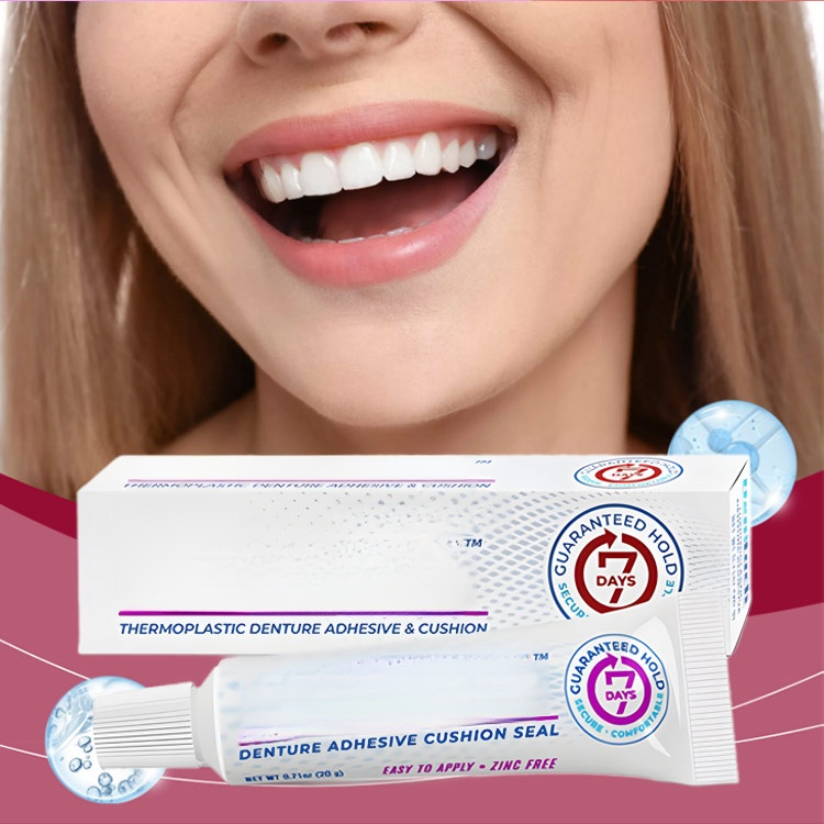 【Food Grade】Thermoplastic Denture Adhesive, Never Worry About Loose Teeth Again! The Medical-Grade Bond That Holds All Day Long.