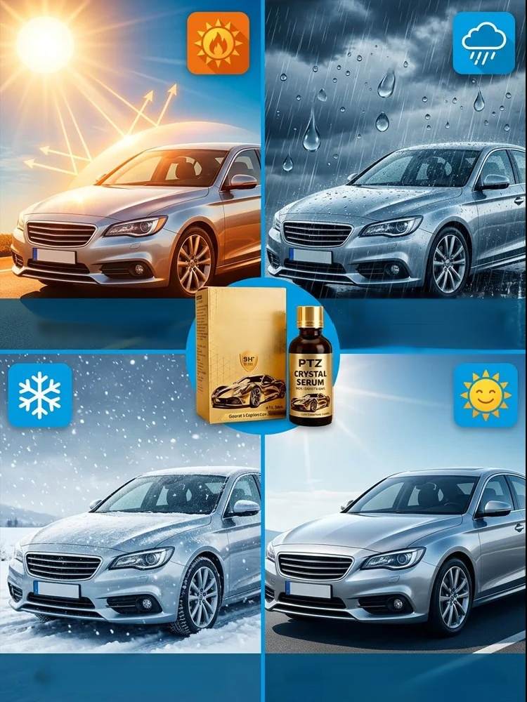 See what happens just seconds after spraying:  The surface becomes perfectly smooth, takes on a mirror-like finish, and your car looks like it just rolled off the showroom floor! 🚗💎