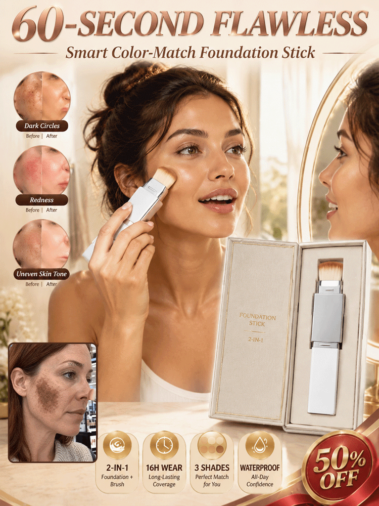 [All-Day Concealing] 2-in-1 Color-Changing Foundation, 60-Second Flawless Skin Transformation