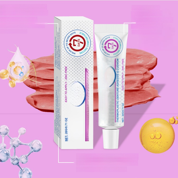 【Food Grade】Thermoplastic Denture Adhesive, Never Worry About Loose Teeth Again! The Medical-Grade Bond That Holds All Day Long.