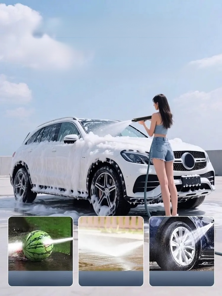 [Extra Powerful] High-Pressure Water Gun, Grease 0 sec defeat! Instantly clean in one go!