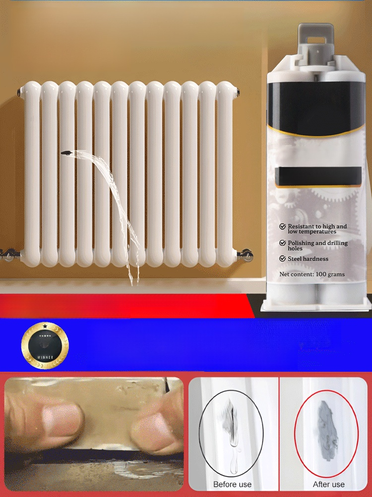 Military grade welding glue and stronger than welding, fast curing in 1 minutes📣Leak it, We Buy it! The Only Metal Adhesive with a 10-Year, No-Fail Promise