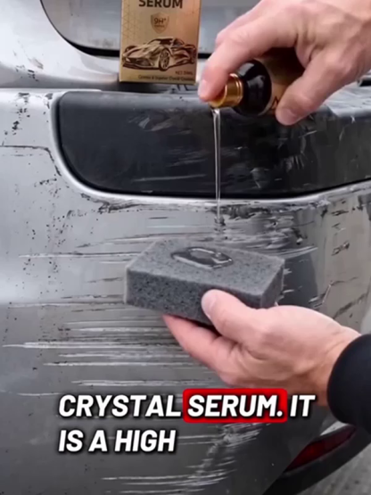 See what happens just seconds after spraying:  The surface becomes perfectly smooth, takes on a mirror-like finish, and your car looks like it just rolled off the showroom floor! 🚗💎