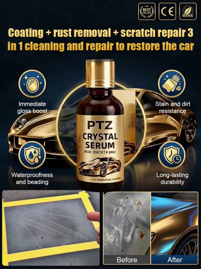 See what happens just seconds after spraying:  The surface becomes perfectly smooth, takes on a mirror-like finish, and your car looks like it just rolled off the showroom floor! 🚗💎